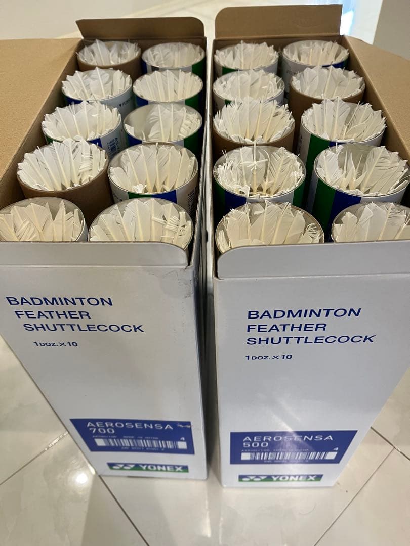 バドミントン中古シャトル　２箱