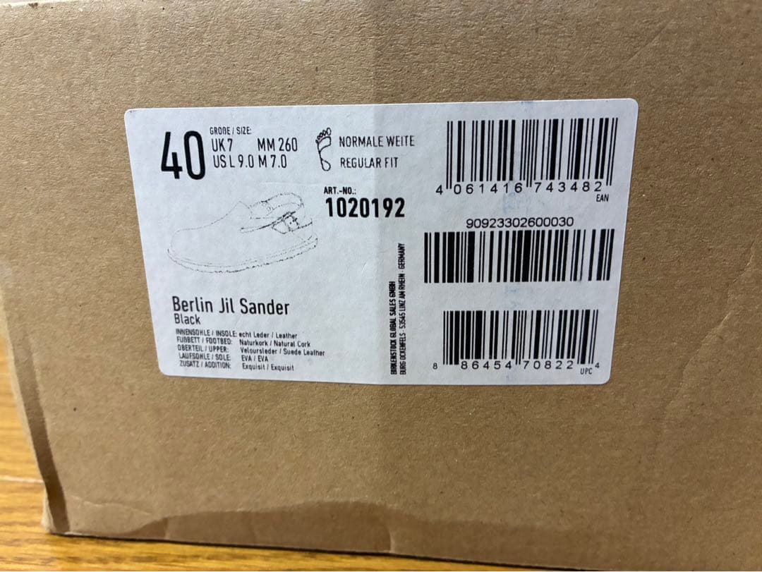 靴 JIL SANDER BIRKENSTOCK size40