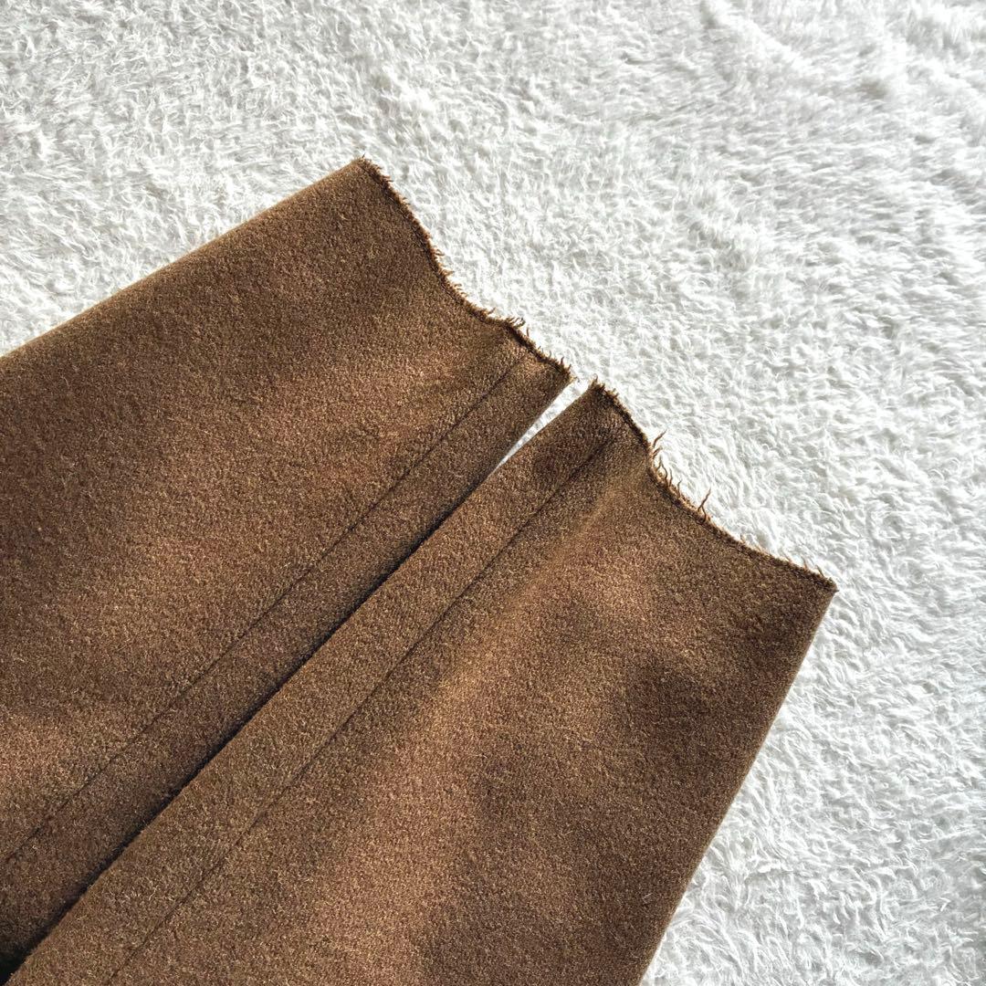 フューチャープリミティブ ウールメルトン丸襟コート ゆったり ユニセックス