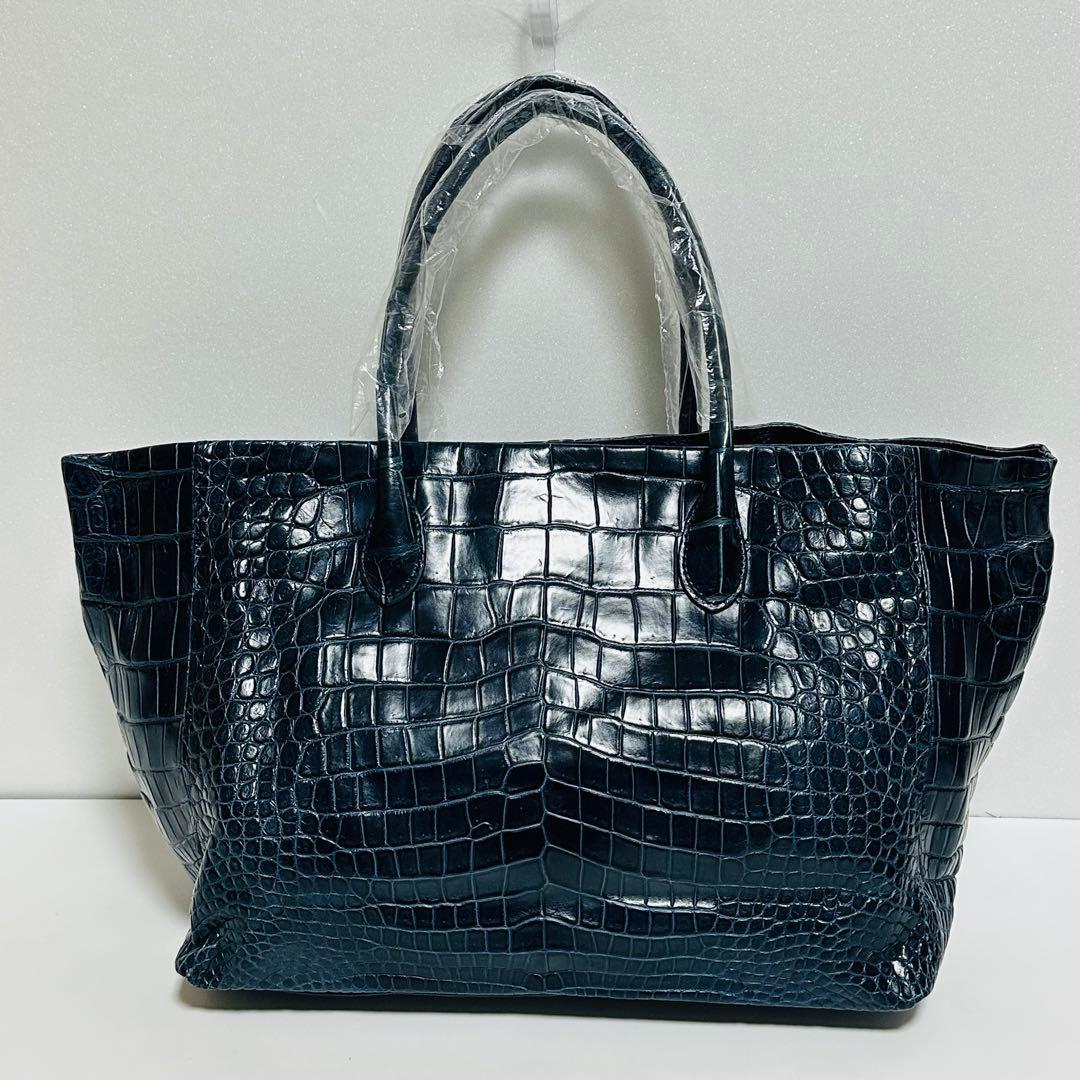 【新品未使用】Alumuco クロコダイル　トートバッグ