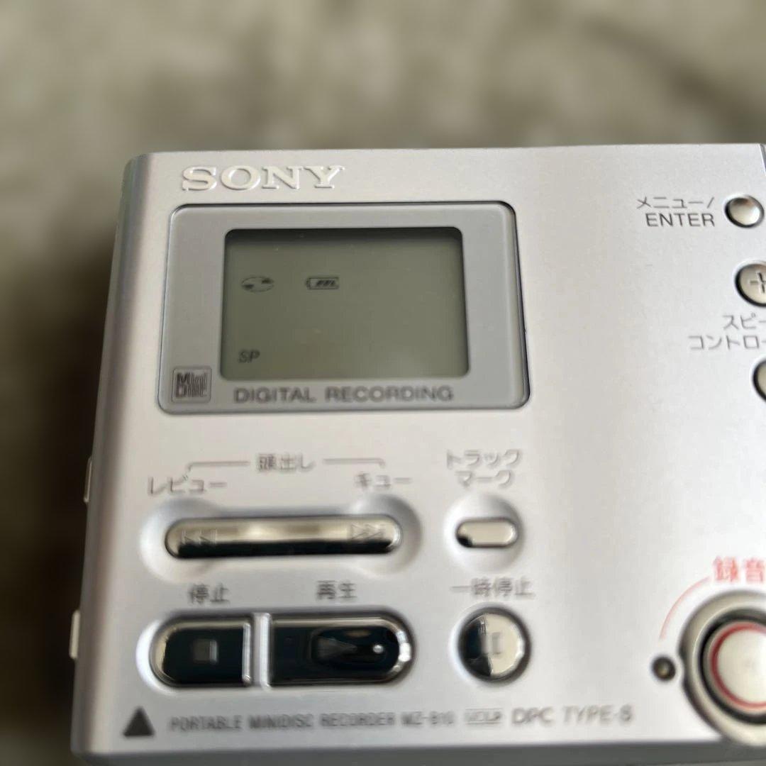 SONY ポータブルMDプレーヤー MZ-B10 動作品 MDディスク1枚付き