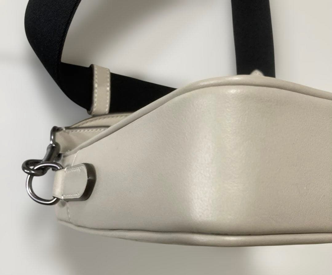 COACH ショルダーバッグ　 グレーベージュ×アイボリー