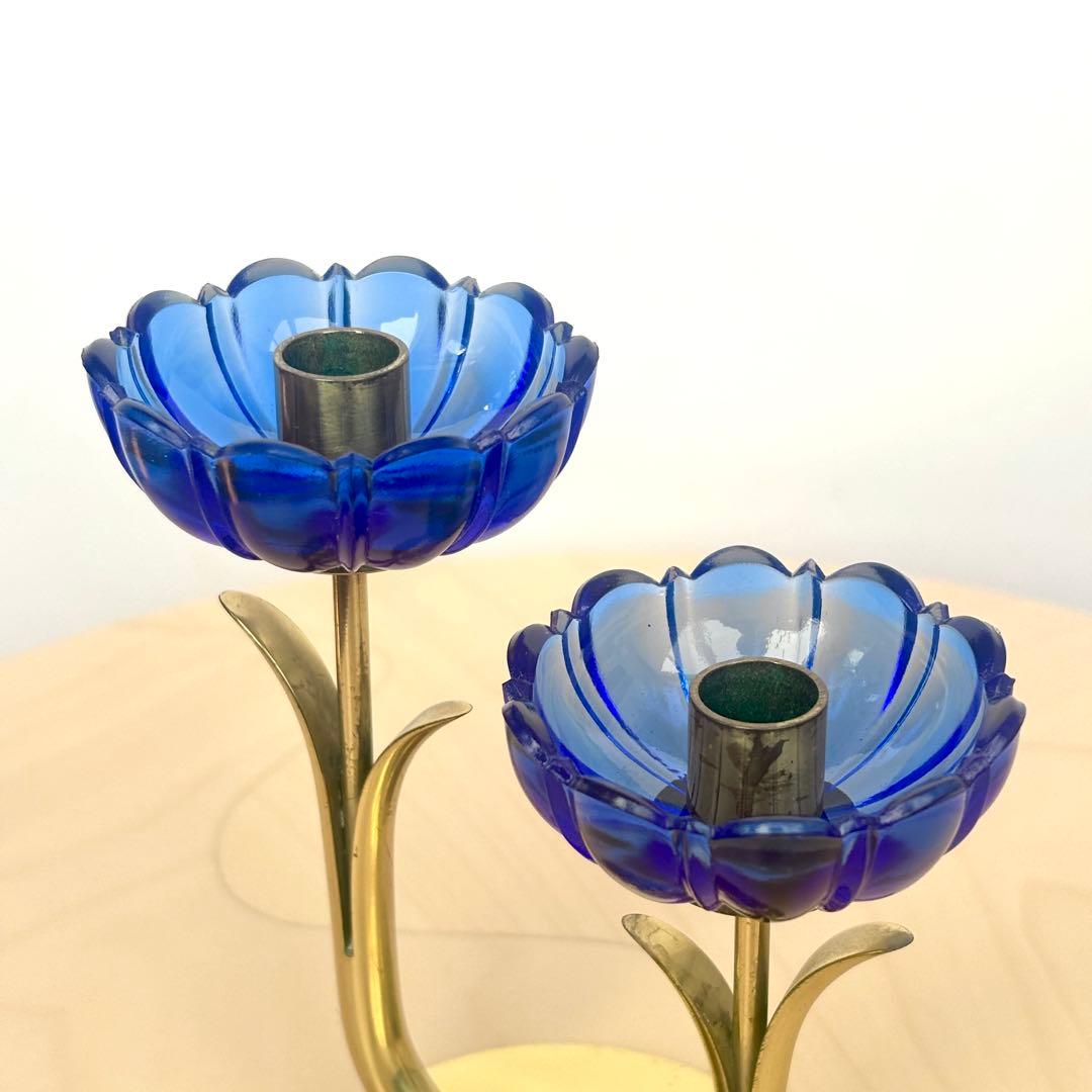 Gunnar Ander グンナーアンダー アンデル キャンドルホルダー ブルー