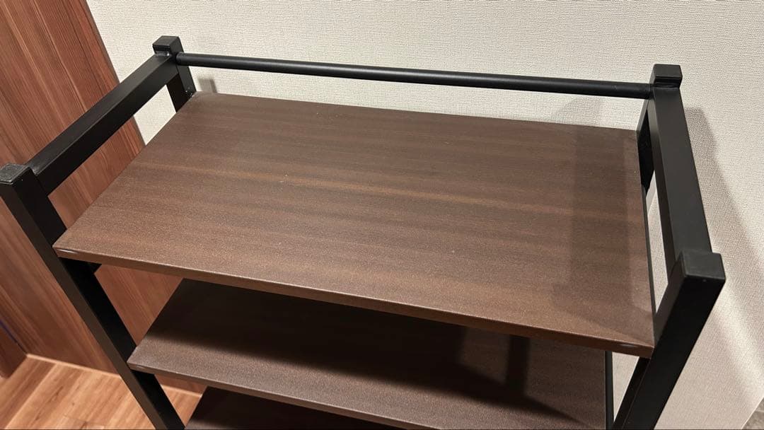 ニトリ ブックシェルフ ザック3 ダークブラウン