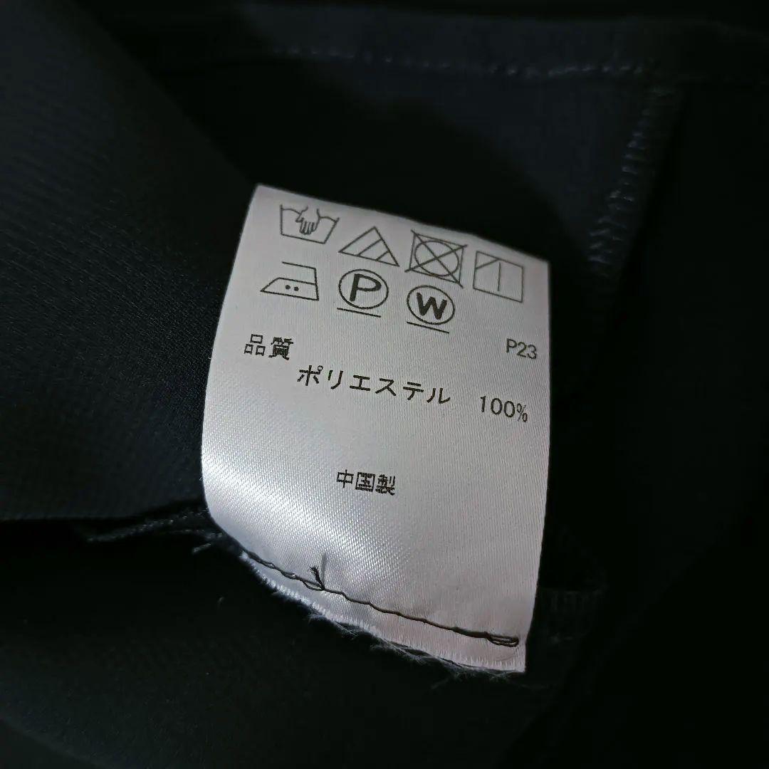 TOCCA　プリーツ襟　シフォン　長袖ブラウス　黒 0