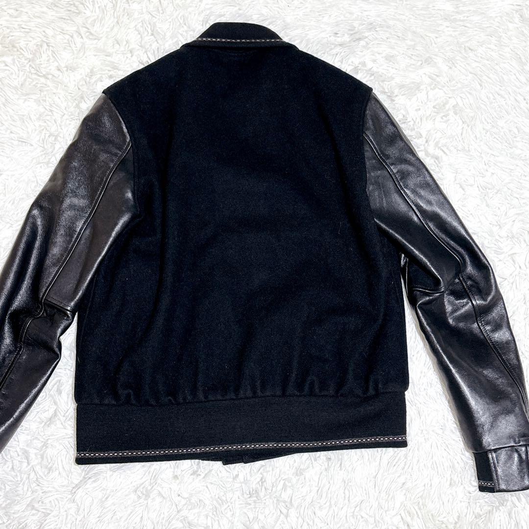 【美品】 LAD MUSICIAN スタジャン 切替 袖レザー 42 日本製