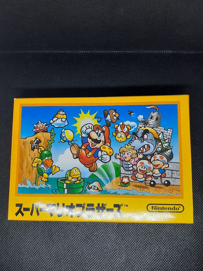 【任天堂】スーパーマリオブラザーズ 初期モデル 箱付き コレクションケース付A