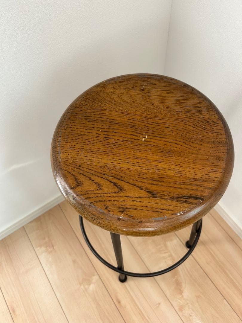 クラッシュゲート スピンスツール 木製スツール コンベックススツール