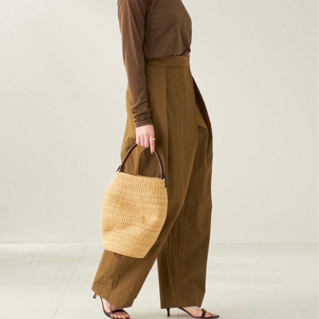 Plage R'IAM ナイロンWRAP パンツ　38サイズ