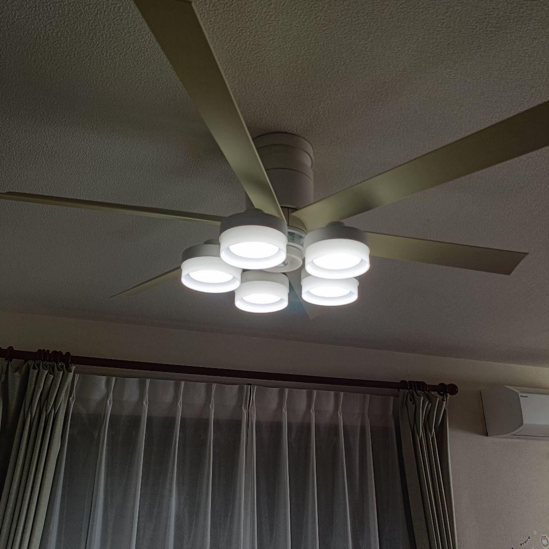 【1.31だけ値下】ODELIC シーリングファン DCモーター 調光調色