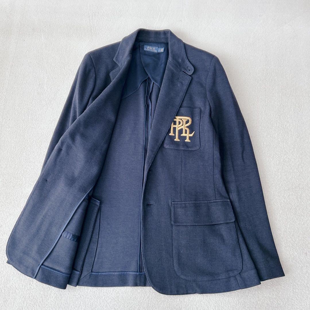 美品✨ポロラルフローレン　紺ブレ　金ボタン　エンブレム　ユニセックス　2XL相当