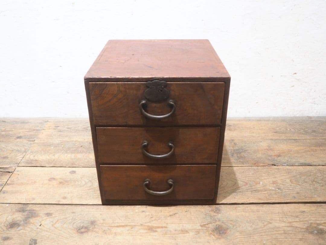 1306 アンティーク　小引き出し　書類ケース　収納棚　古家具　古道具　レトロ