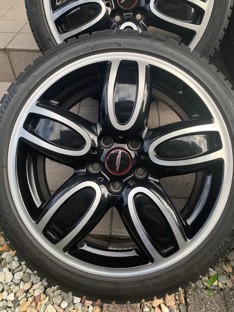 ミニクーパージョンクパーワークス用ホイールスタッドレスタイヤセット