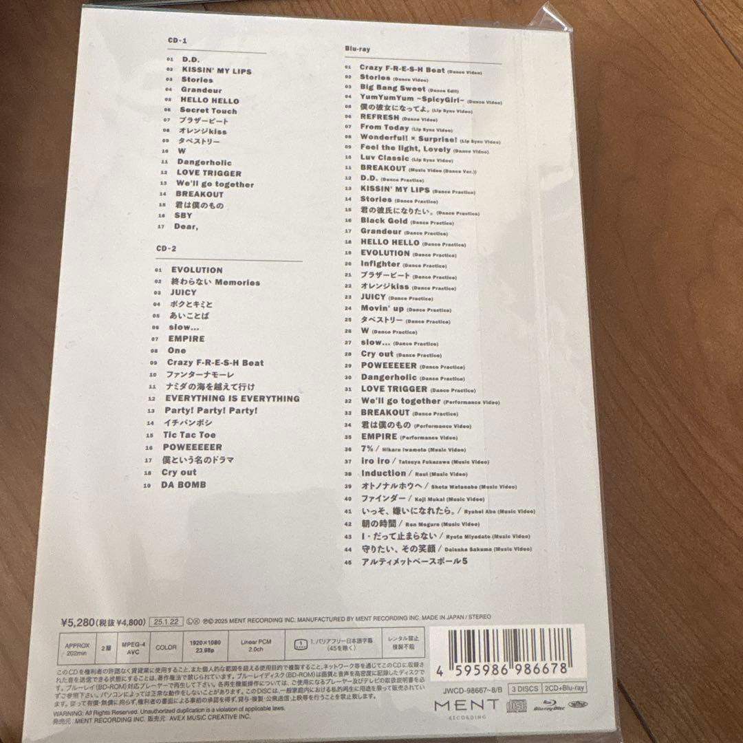 man THE BEST 2020-2025 3形態　初回特典付き