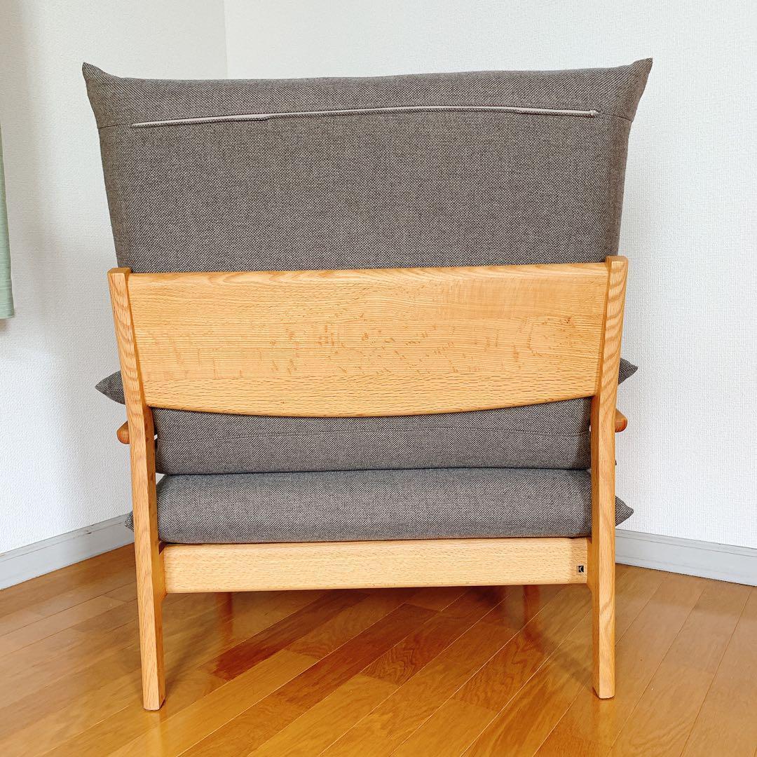 飛騨産業 HIDA キツツキ WK11AR OU PTBR 1人掛けソファ