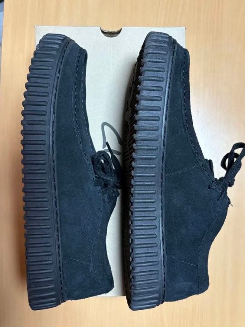 クラークス　ワラビー　黒