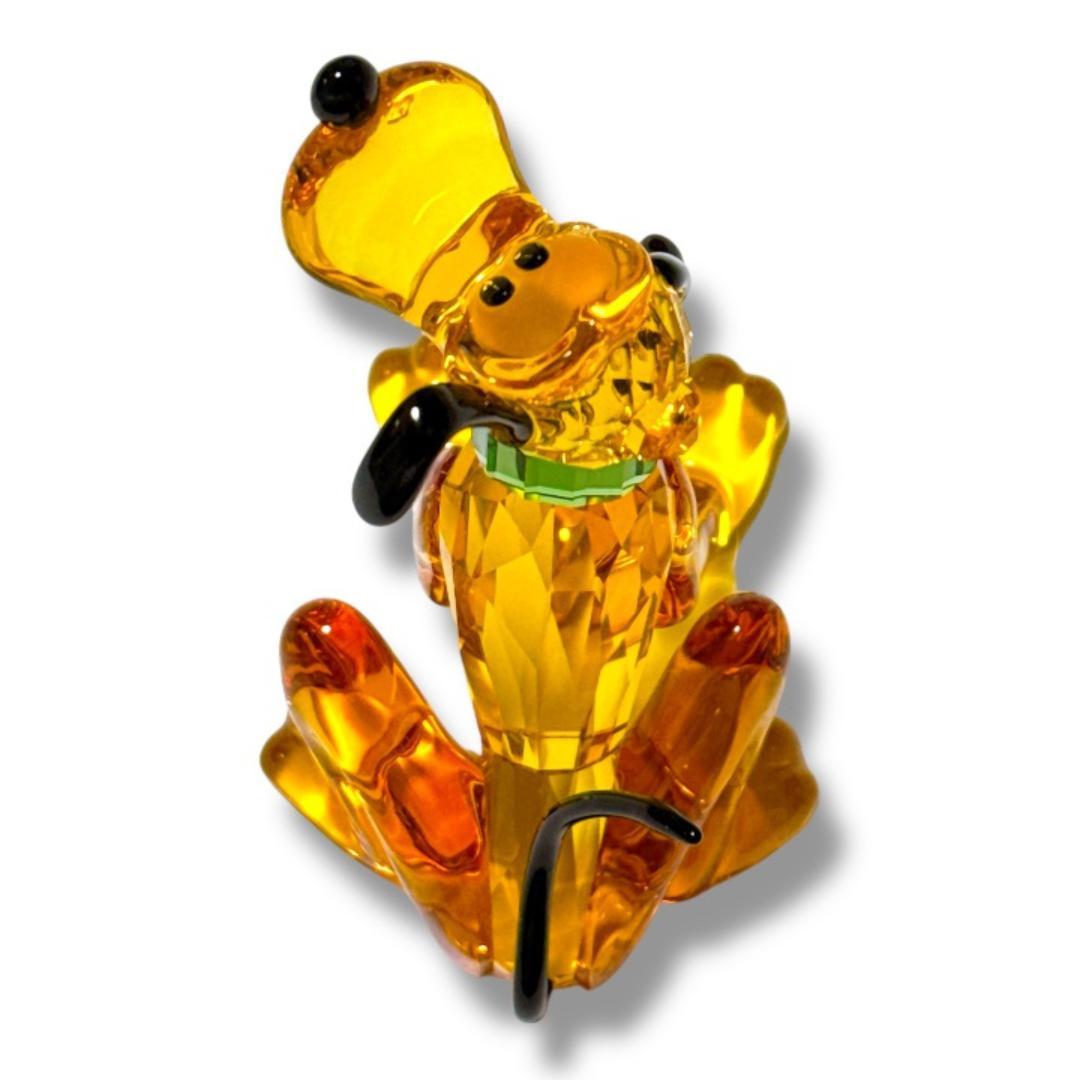 【超美品】スワロフスキー ディズニー プルート クリスタル オブジェ