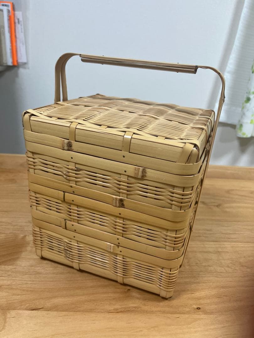 竹籠　弁当箱