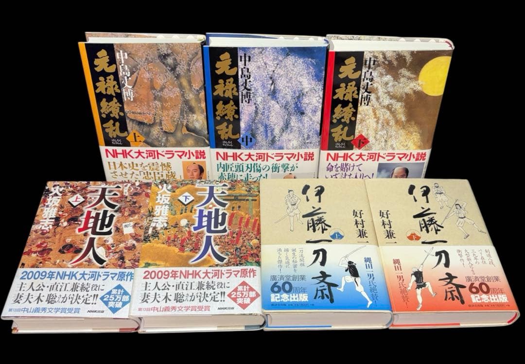 大河ドラマ 炎立つ 峠の群像 草原の風 海賊とよばれた男 22冊