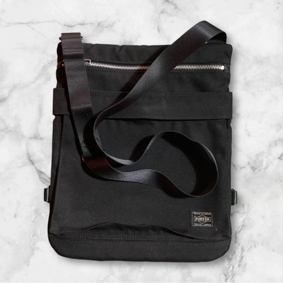 美品PORTER（吉田カバン）MUSETTE（ミュゼット）ショルダー黒ブラック