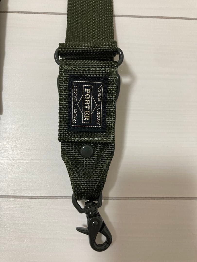 PORTER EXCHANGE ブラックグリーン　ストラップ