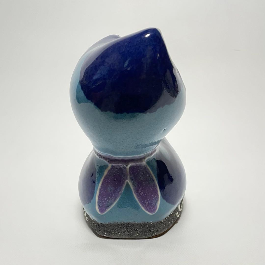 トーマスヘルストロームThomas Hellstrom 青い猫 置物 北欧