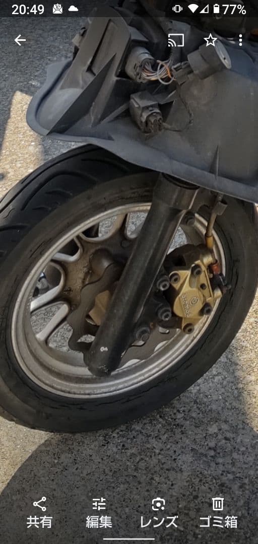 ★アドレスV125★FSN社外アルミホイール★ブレンボキャリパー付き★v125g