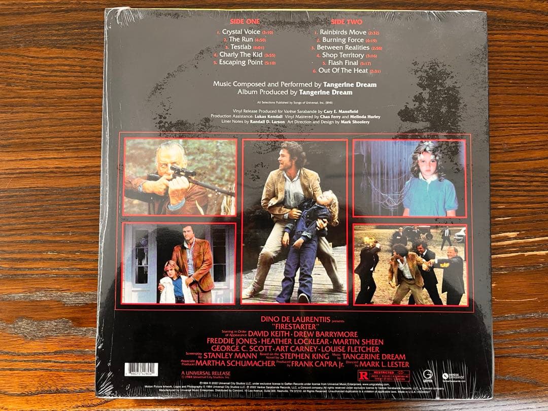 炎の少女チャーリー サントラLP　輸入盤　タンジェリン・ドリーム レコード LP