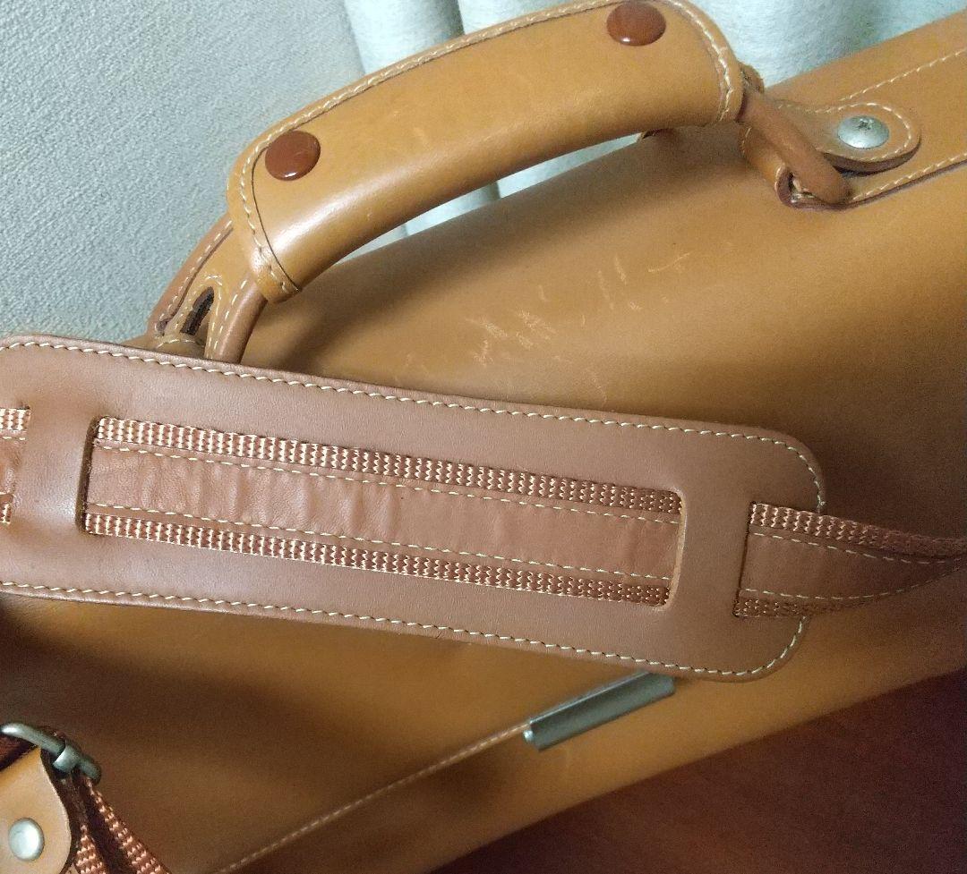 ハートマンブリーフケースビジネスバッグ革茶色　hartmann