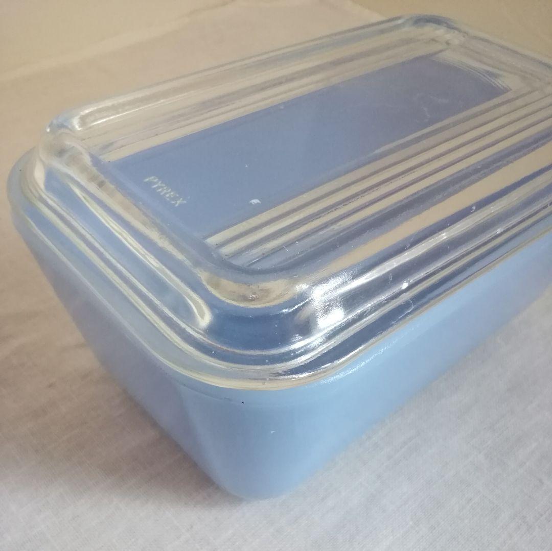 オールドパイレックス レフリジレーター デルファイトブルー M