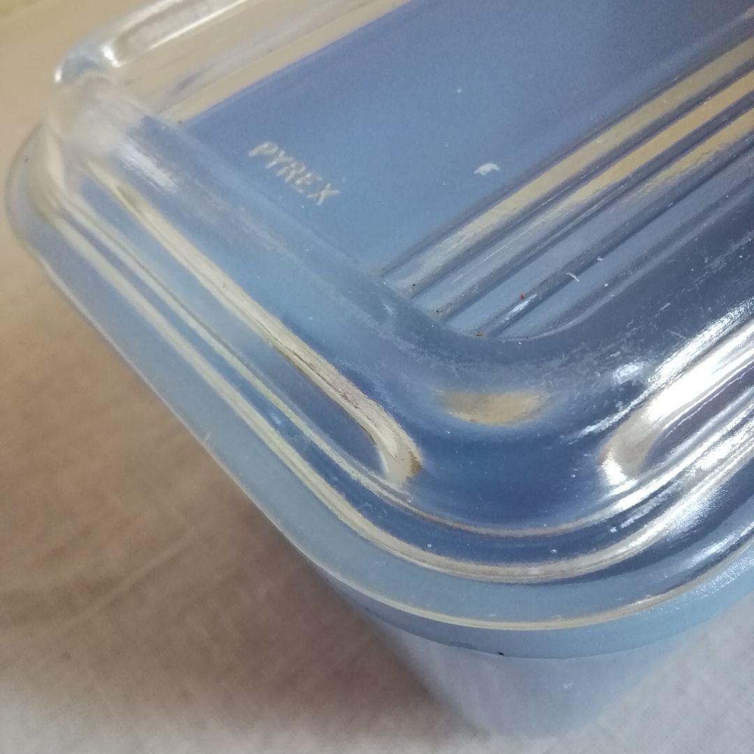 オールドパイレックス レフリジレーター デルファイトブルー M