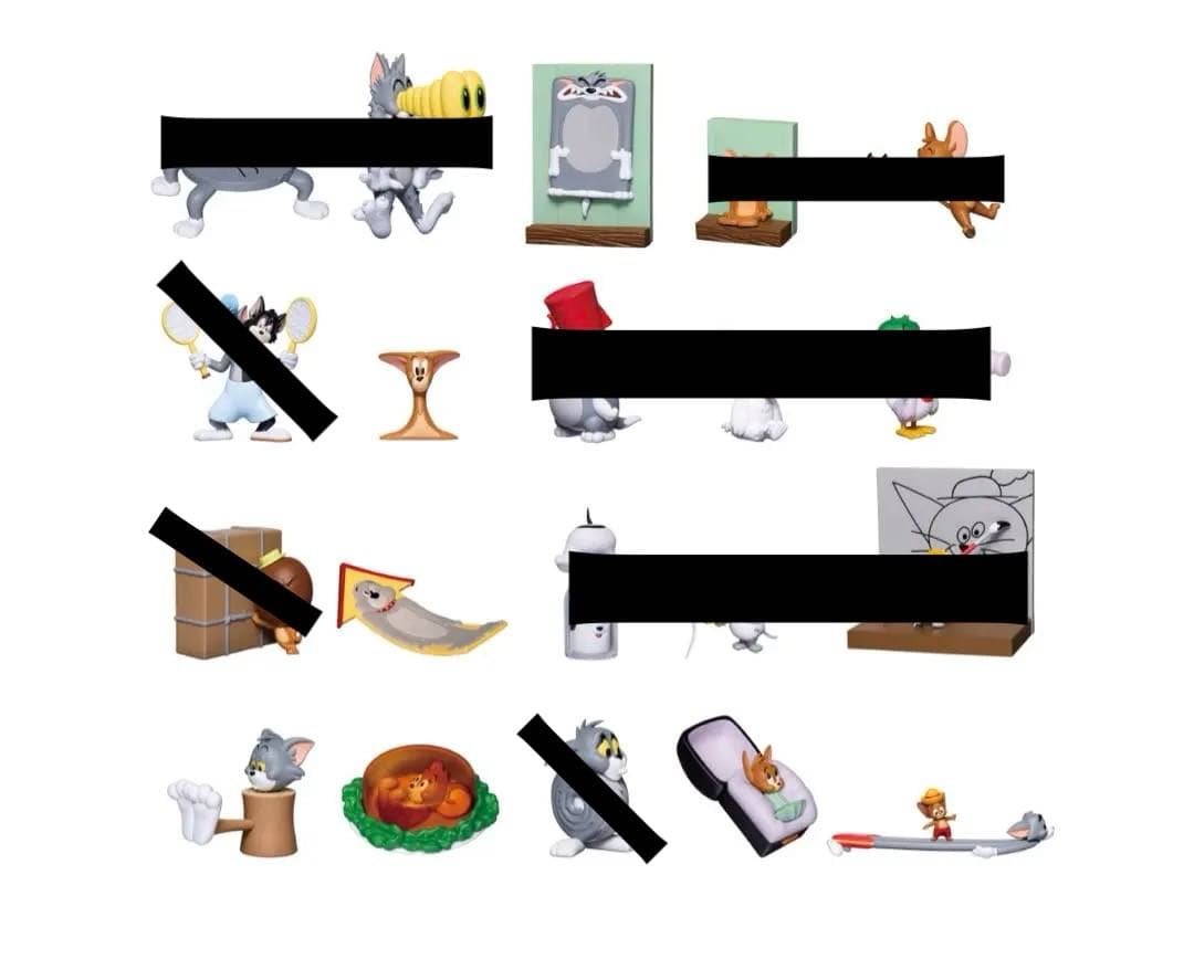 トムとジェリー ハッピーくじ A賞 C賞 E賞 F賞 セット まとめ売り