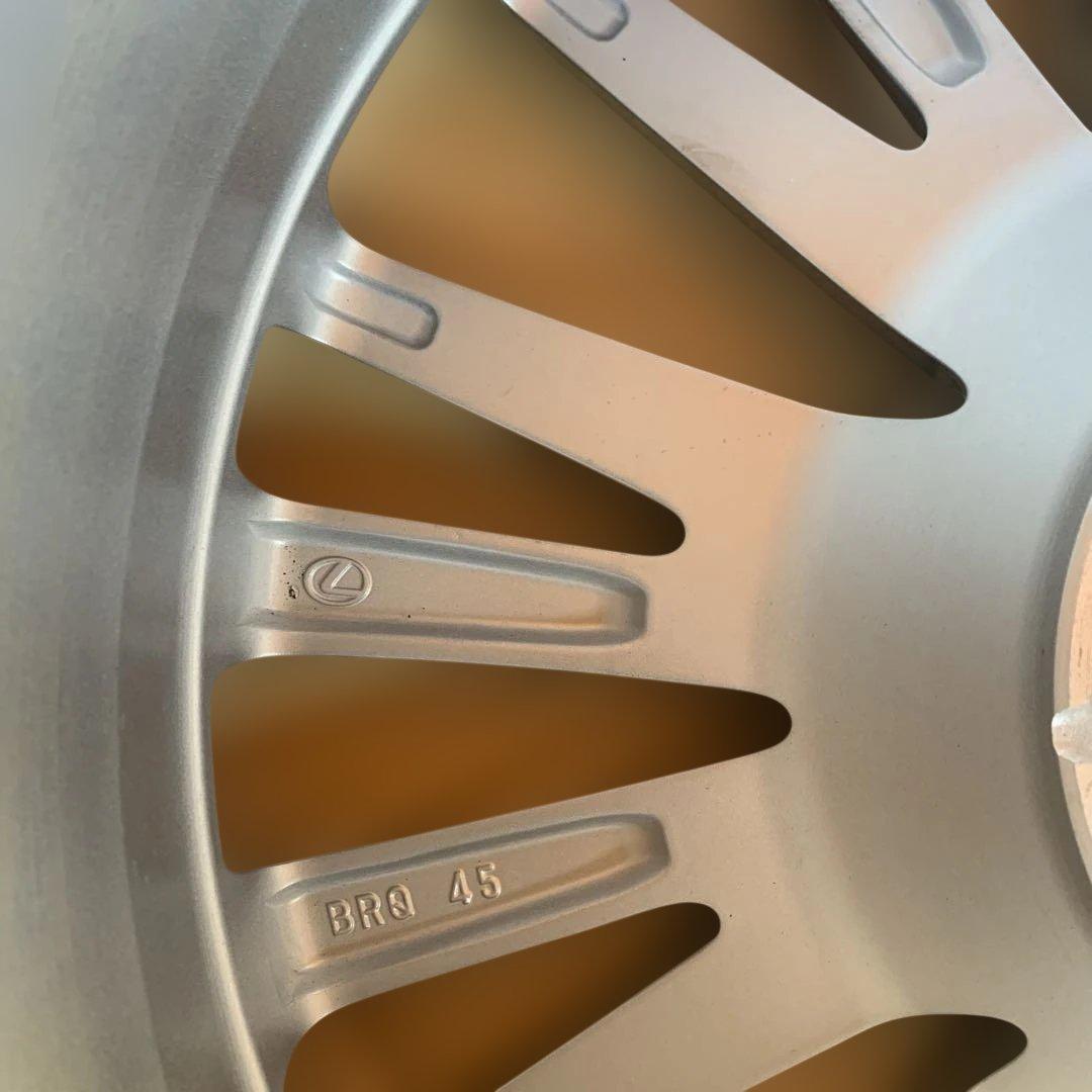 レクサス　IS 300 後期　純正アルミホイール4本セット　中古品