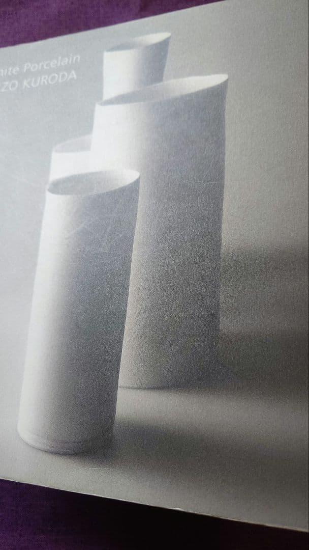 White Porcelain TAIZO KURODA黒田泰蔵白磁作品集