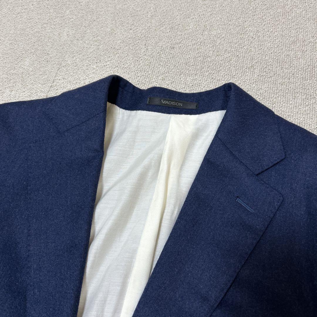 バーニーズニューヨーク カノニコ セットアップ スーツ ネイビー イタリア 2B