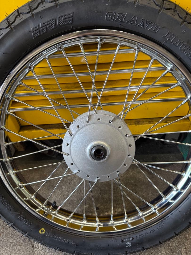 希少　AC09 JAZZ50 18インチ化　ホイールタイヤセット