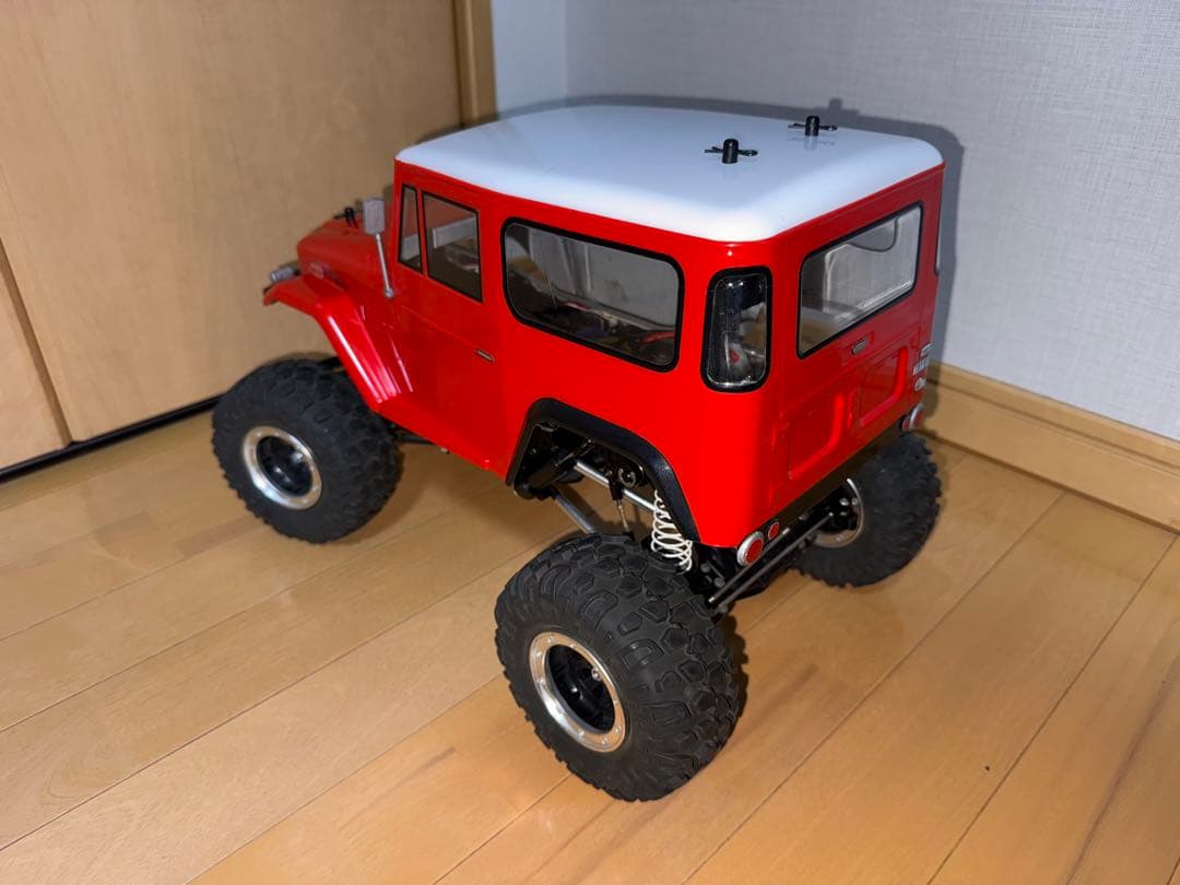 トヨタ ランドクルーザー40 RCカー CR-01 美品　プロポ付　動作確認済