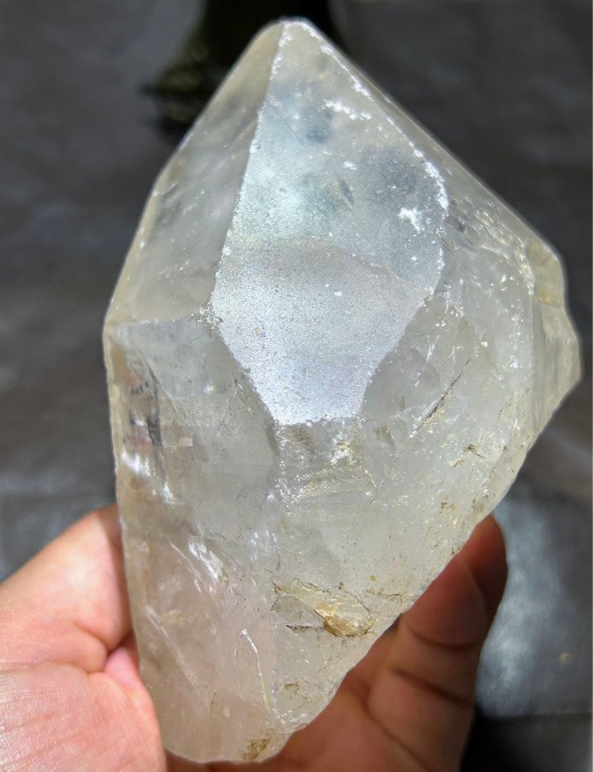 ☆ラッキー様！帝王秘宝！極美！アナテース　レインボー　水晶　原石　クラスター