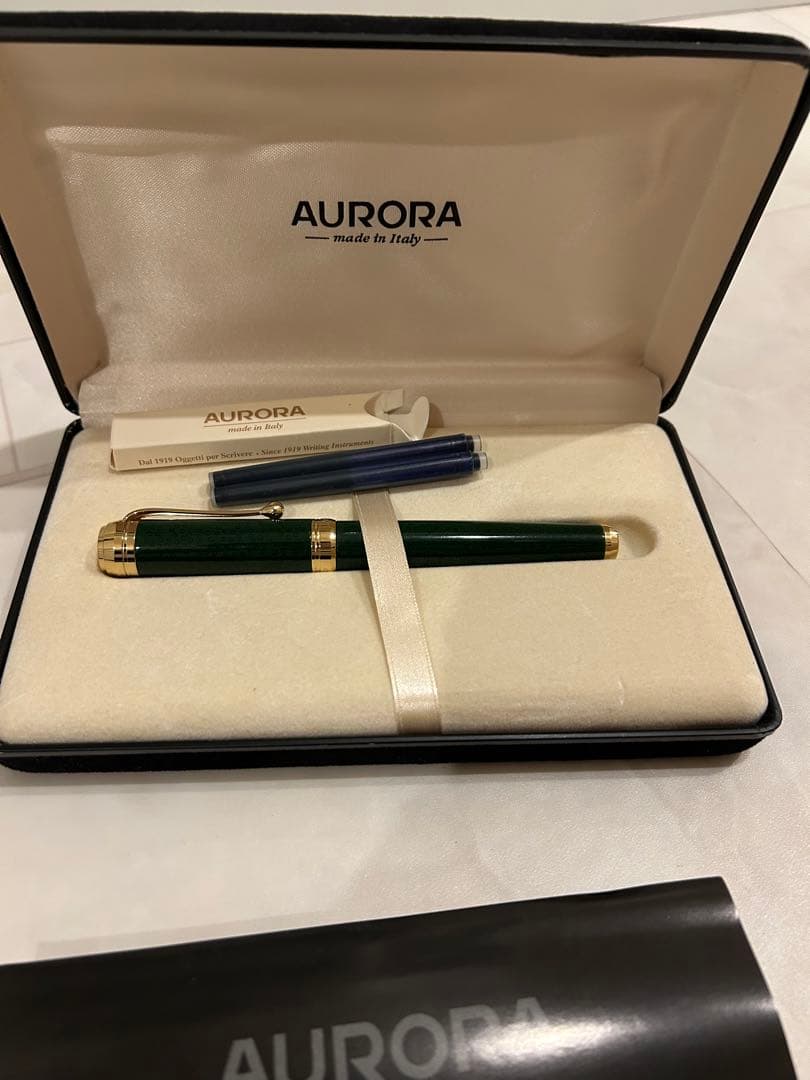 万年筆　AURORA アウロラ タレンタム 津軽塗 七子 翠 緑　新品未使用