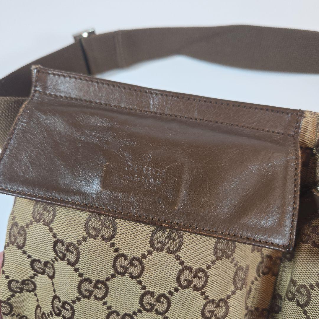 【かなかな】GUCCI★ボディバッグ★ウエストポーチ★GG柄★