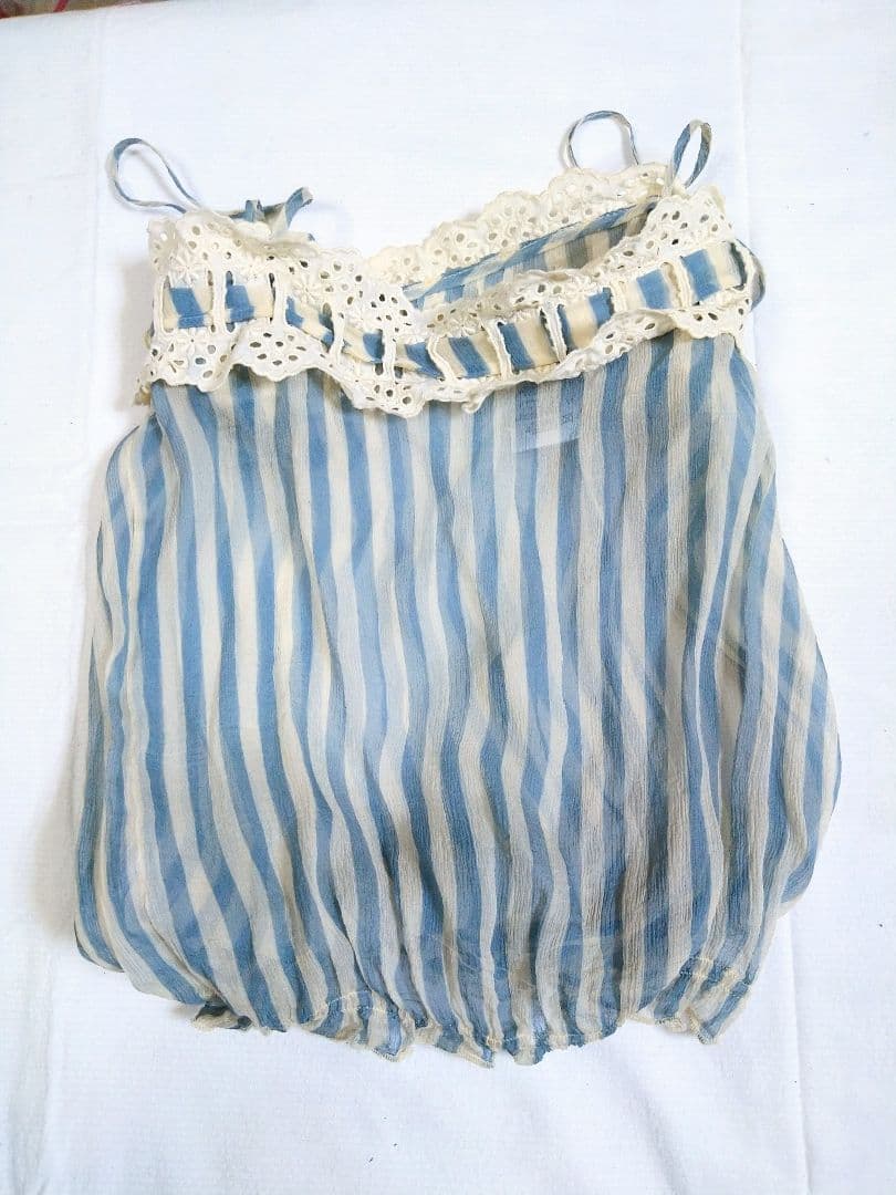 BLUGIRLストライプSILKキャミソール新品未使用
