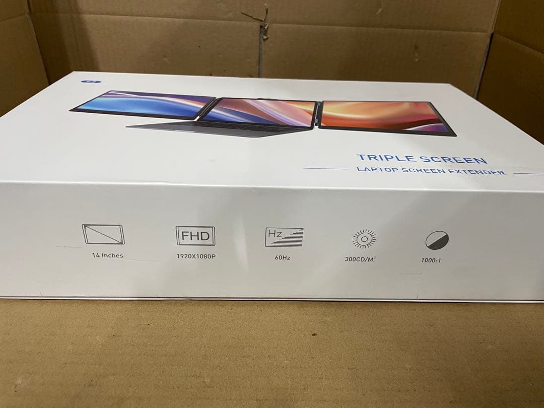 トリプルスクリーン ノートパソコン用ディスプレイ