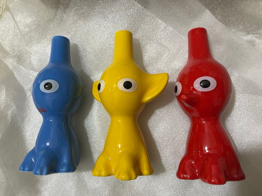 ピクミン　一輪挿し　花瓶　青　黄　赤　3色セット　PIKMIN　任天堂