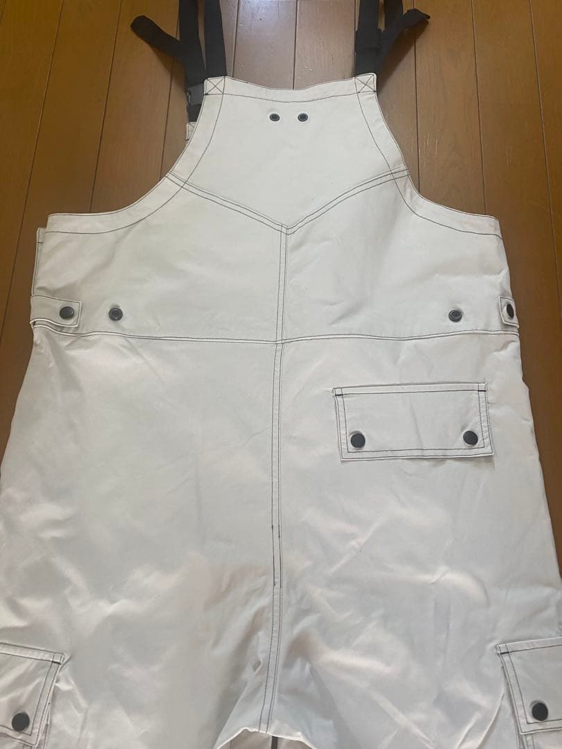 「美品」　NIKE オーバーオール　クリーム色　貴重サイズ　XL オールシーズン