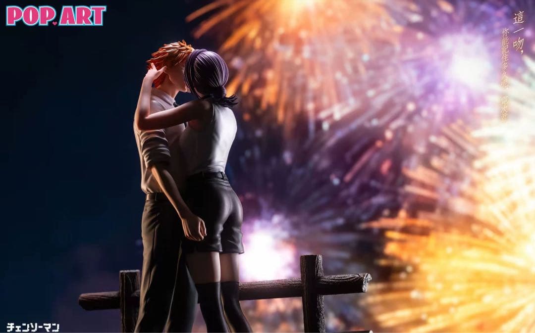 レゼ＆デンジ　フィギュア　チェンソーマン　ガレージキット