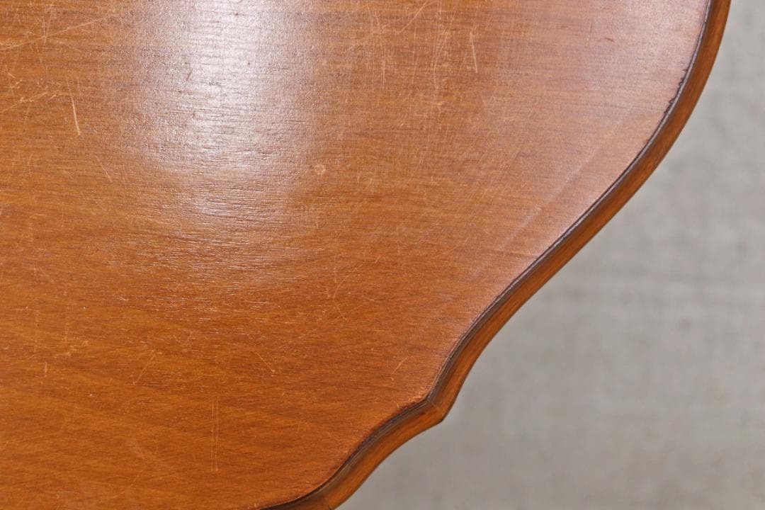 ヴィンテージ クラシカル オーバル センターテーブル サイドテーブル 猫脚