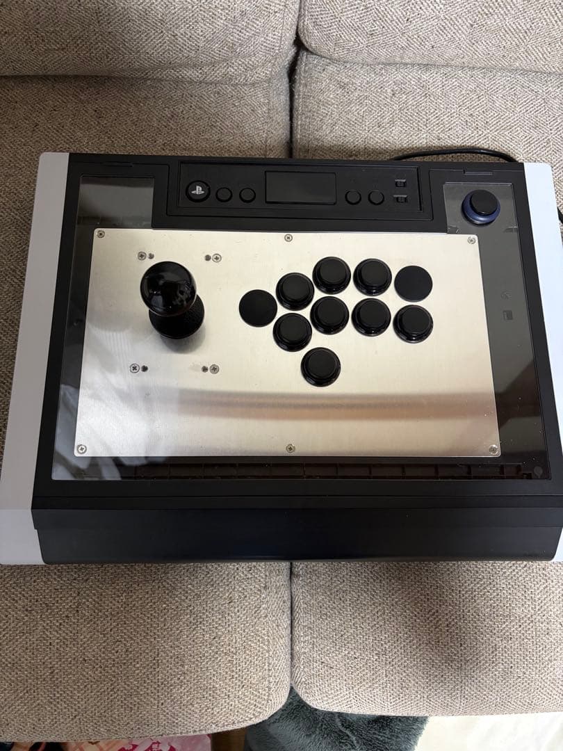 【ホリ ファイティングスティックα 用 カスタム天板（アルミ製）】　※天板のみ