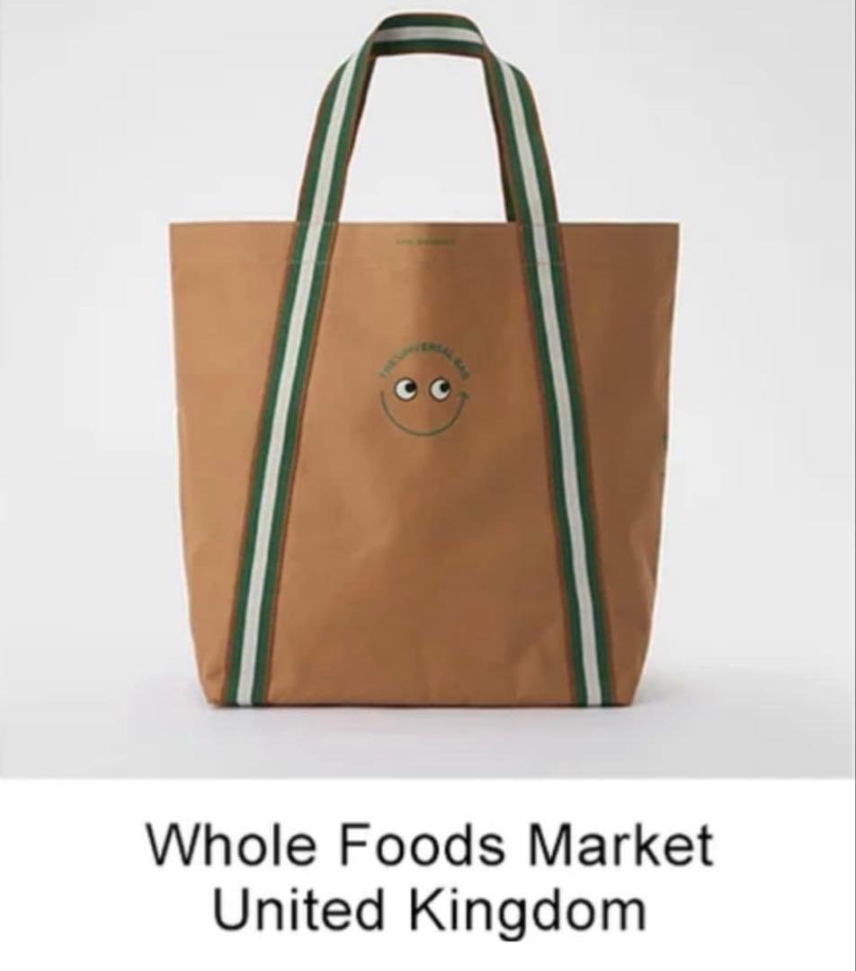 イギリス限定 アニヤハインドマーチ ホールフーズ ユニバーサルバッグ トート
