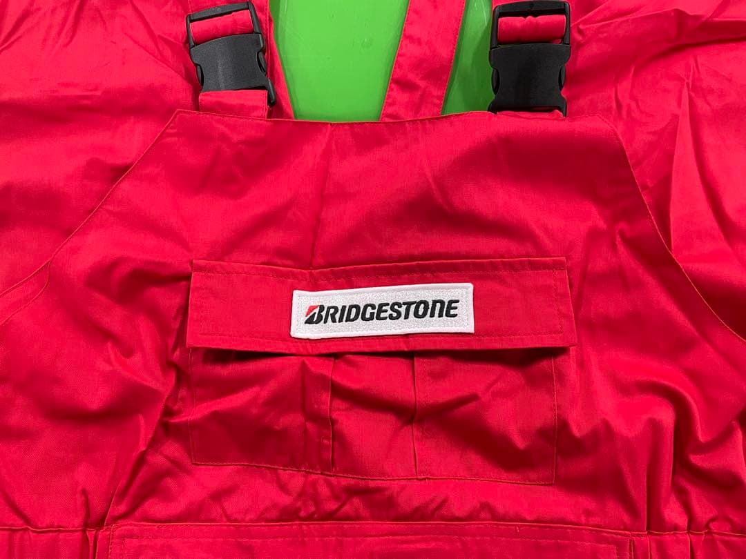 美品　ブリヂストン つなぎ　サロペット　作業着