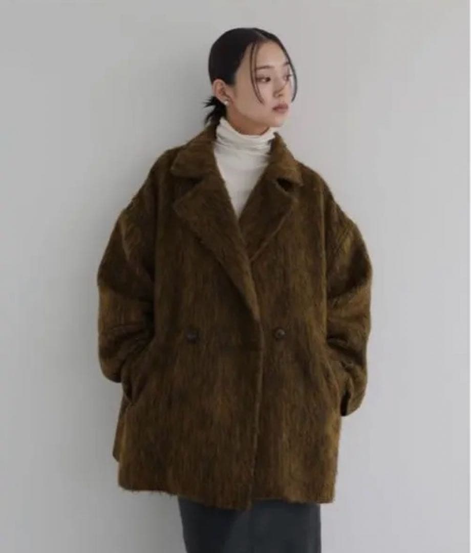 hellam / シャギーミドルコート